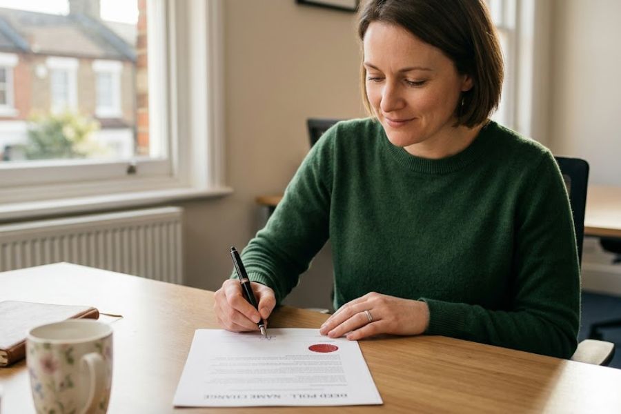 change name by deed poll UK