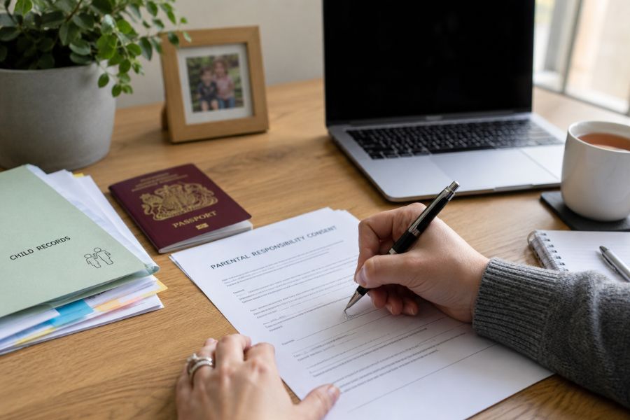 parental responsibility consent letter name change