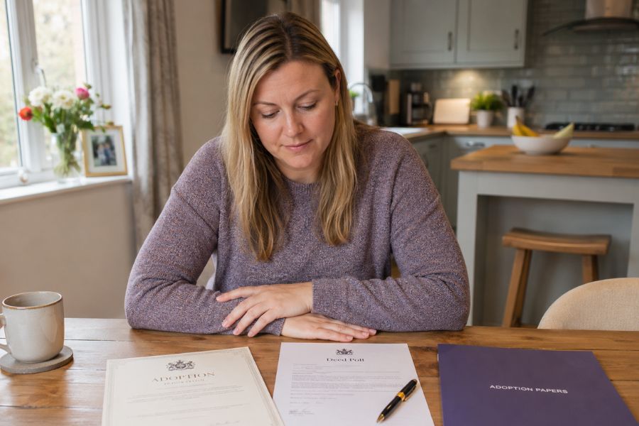 deed poll for adopted child UK
