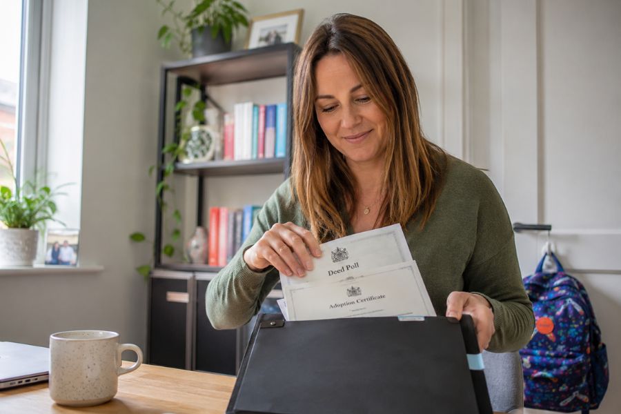deed poll for adopted child UK